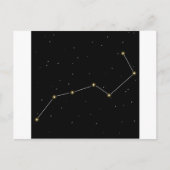 Big Dipper Star Constellation Graphic Briefkaart (Voorkant)