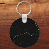 Big Dipper Star Constellation Graphic Sleutelhanger (Voorkant)