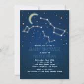 Big Dipper Star Gazing Constellation Baby shower Kaart (Voorkant)
