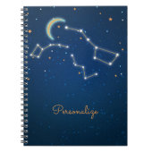Big Dipper Star Gazing Constellation Celestial Notitieboek (Voorkant)