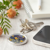 "Big Ditch Lilly" Floral Sleutelhanger (Zijkant)