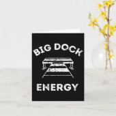 Big Dock Energy - Funny Lake en het varen Shirt Kaart (Gele Bloem)