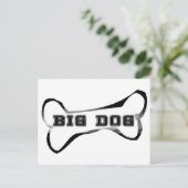 Big Dog Briefkaart (Staand voorkant)