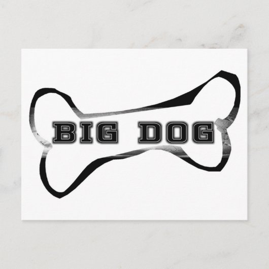Big Dog Briefkaart (Voorkant)