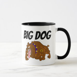 BIG DOG BULL DOG COFFEE MUGS MOK
