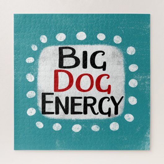 Big Dog Energy Jigsaw Puzzel (Verticaal)