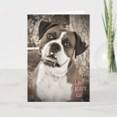 Big Dog Happy Vaderdag Card Kaart (Voorkant)