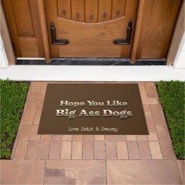 Big Dog House Deurmat