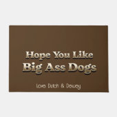 Big Dog House Deurmat (Voorkant)