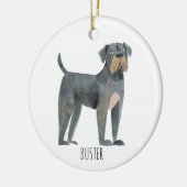 Big Dog Keramisch Ornament (Links)