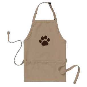Big Dog Paw Print   Cool Canine Dog Grooming Standaard Schort