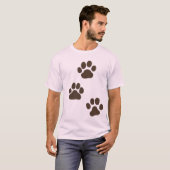 Big Dog Paw-printers T-shirt (Voorkant volledig)