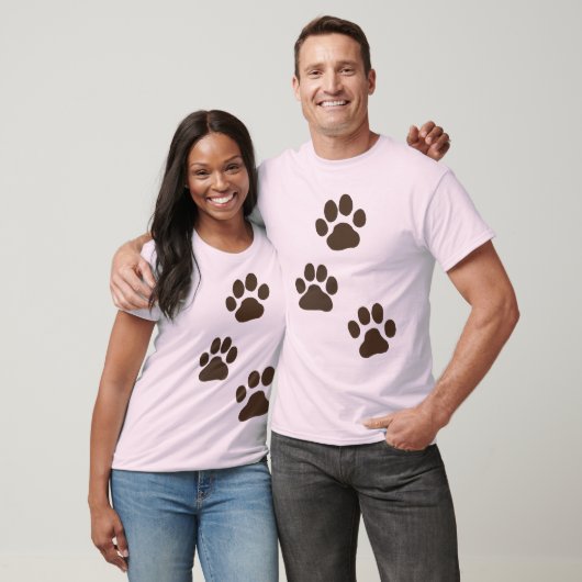 Big Dog Paw-printers T-shirt (Unisex)