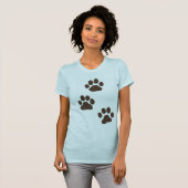 Big Dog Paw-printers T-shirt (Voorkant volledig)