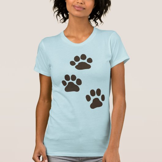 Big Dog Paw-printers T-shirt (Voorkant)