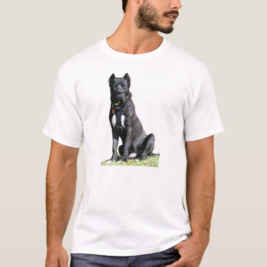 Big Dog Sitting T-Shirt (Voorkant)