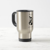 Big Dog Small World Travel Mug Reisbeker (Voorkant links)