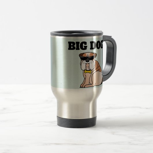 BIG DOG TRAVEL COFFEE MUGS REISBEKER (Voorkant rechts)