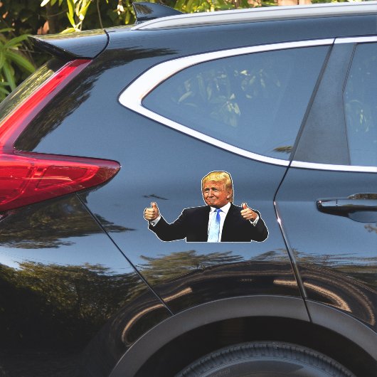 BIG DONALD TRUMP BIG CAR DECAL 2025 STICKER (Auto Zijkant)