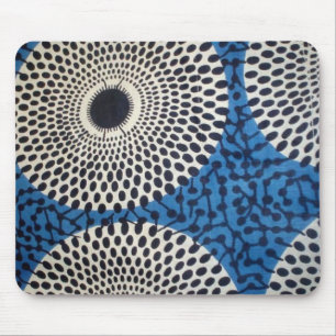 Big Dot Circle African Print Muismat