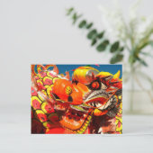 Big Dragon Briefkaart (Staand voorkant)