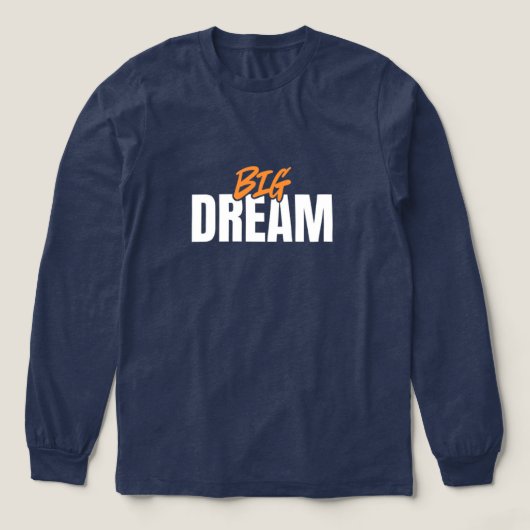 Big Dream Creëer Energy Tri-Blend Shirt (Voorkant)