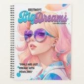 Big Dreams Cute Girly Magazine Style Planner (Voorkant)