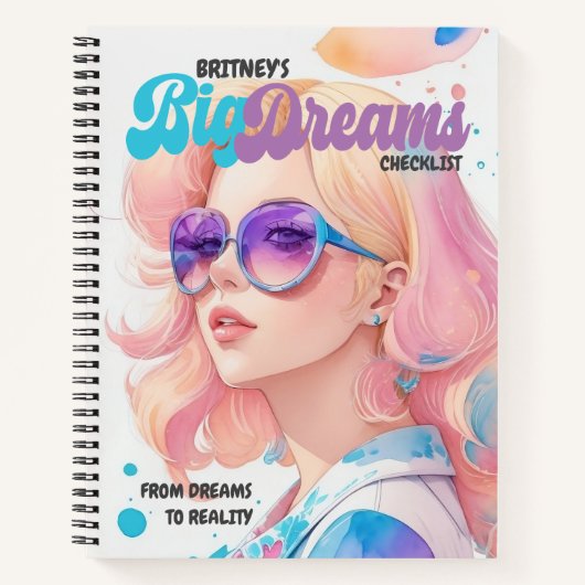 Big Dreams Goal setting Notitieboek (Voorkant)
