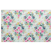 BIG DREAMS Mint Pink Floral Stof (Fat Quarter)