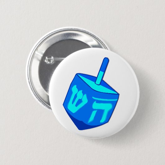 Big Dreidel Button (Voorkant /achterkant)