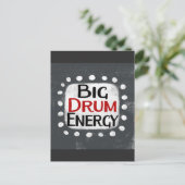 Big Drum Energy-Briefkaart Briefkaart (Staand voorkant)
