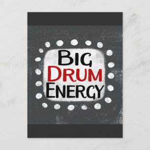 Big Drum Energy-Briefkaart Briefkaart
