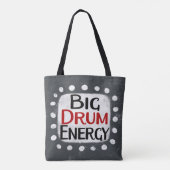 Big Drum Energy-Canvas tas (Achterkant)