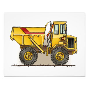 Big Dump Truck Foto Afdruk