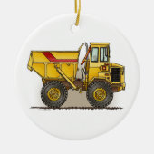 Big Dump Truck Keramisch Ornament (Voorkant)