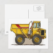 Big Dump Truck Post Card Briefkaart (Voorkant / Achterkant)