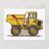 Big Dump Truck Post Card Briefkaart (Voorkant)