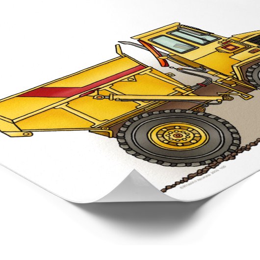 Big Dump Truck Poster (Hoek)