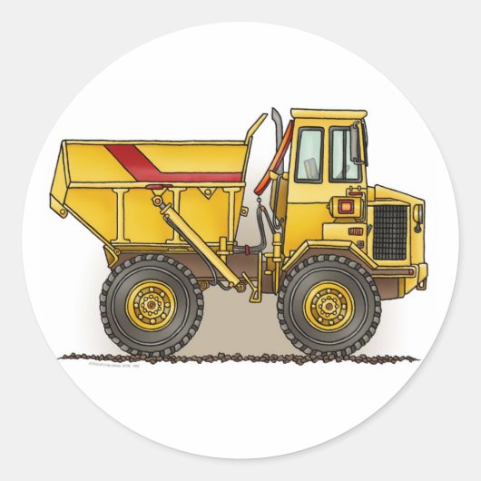 Big Dump Truck Sticker (Voorkant)
