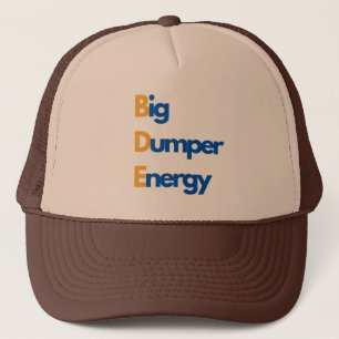 Big Dumper Energy honkbalhoed Trucker Pet