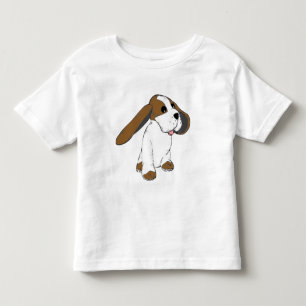 Big Eared Basset Dog Kinder Shirts