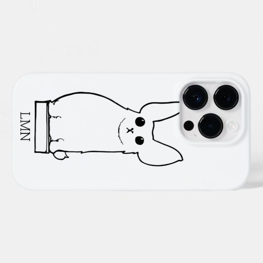Big Eared Creatmonogram Case-Mate iPhone Case (Achterkant (horizontaal))