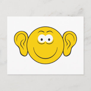 Big Ears Face Briefkaart