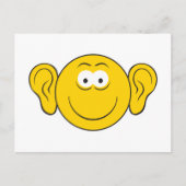 Big Ears Face Briefkaart (Voorkant)