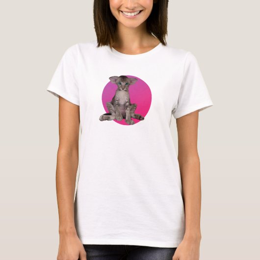 Big Ears-Kat T-shirt (Voorkant)