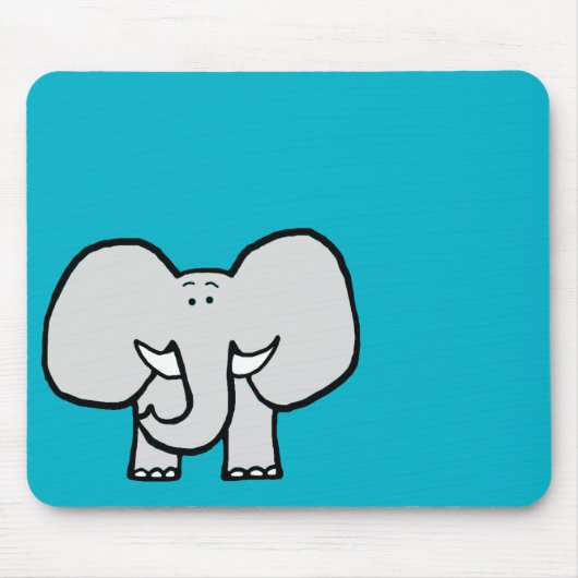 Big Ears the Elephant Mousepad Muismat (Voorkant)