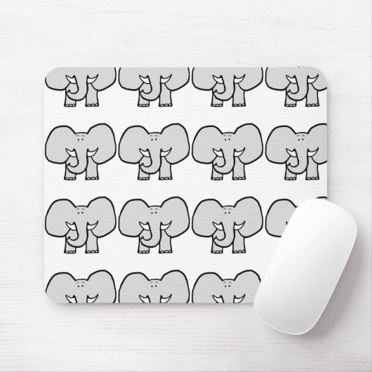 Big Ears the Elephant Mousepad Muismat (Met muis)