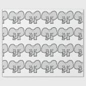 Big Ears the Elephant Wrapping Paper Cadeaupapier (Vlak)