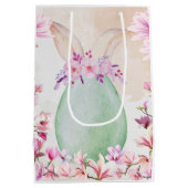 Big Easter egg green Medium Cadeauzakje (Achterkant)