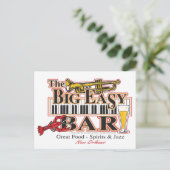 Big-Easy-Bar-3-[Converted] Briefkaart (Staand voorkant)